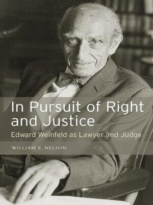 cover image of In Pursuit of Right and Justice